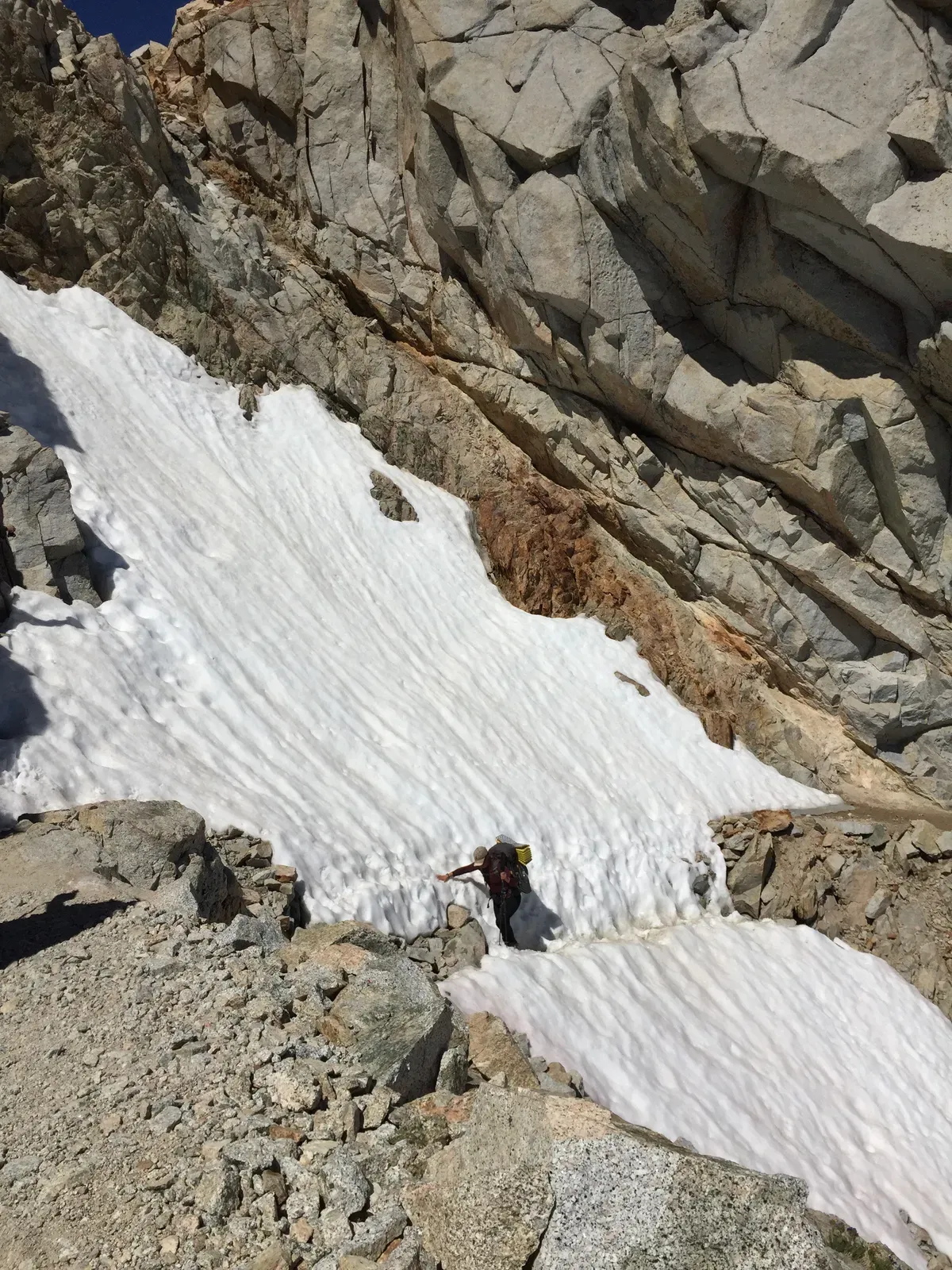 The snow chute was actually super simple after what we had just done, so we easily made it to the top. Whew. 😅