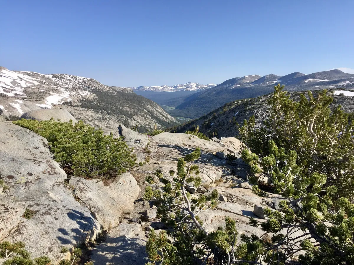 View from my campsite the next morning